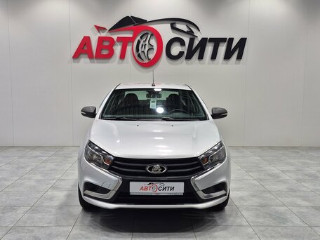 2016 Lada (ВАЗ) Vesta I, серебристый, 720000 рублей, вид 2