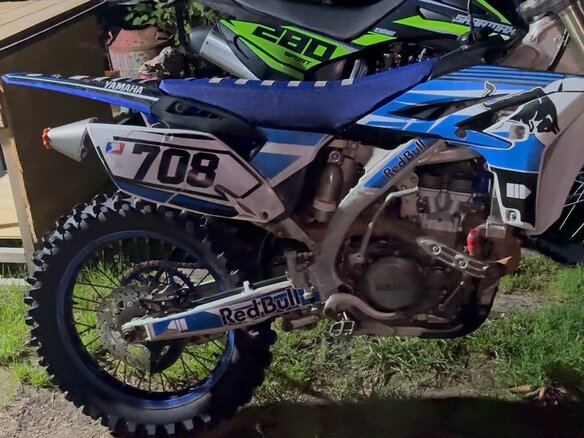2010 Yamaha YZ250F, синий, 315000 рублей - вид 3