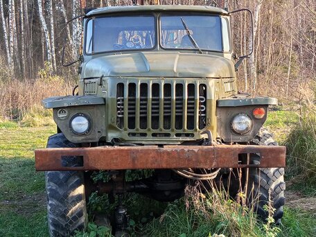 2002 Урал 4320, зелёный, 350000 рублей, вид 1
