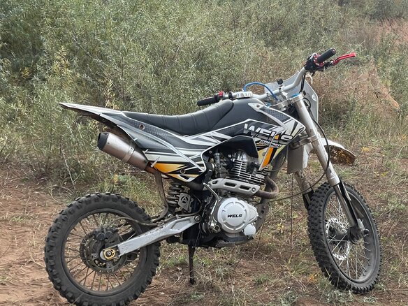 2021 Wels CRF 250, оранжевый, 45000 рублей - вид 4