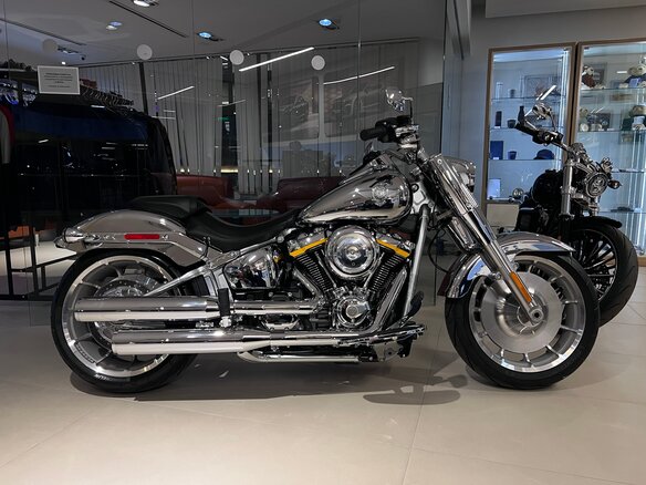 2025 Harley-Davidson Fat Boy, серебристый, 5300000 рублей