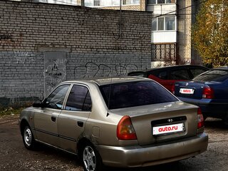 2006 Hyundai Accent ТагАЗ II, бежевый, 180000 рублей, вид 4
