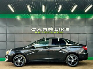 2017 Lada (ВАЗ) Vesta I, чёрный, 849000 рублей, вид 3