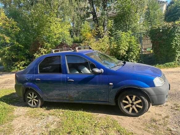 2005 Renault Logan I, синий, 220000 рублей - вид 2