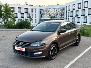 2015 Volkswagen Polo V Рестайлинг, коричневый, 1195000 рублей, вид 1