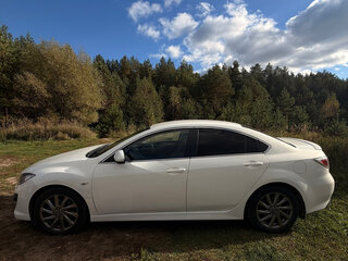2012 Mazda 6 II (GH) Рестайлинг, белый, 930000 рублей, вид 3