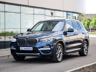 2019 BMW X3 20i xDrive III (G01), синий, 3780500 рублей, вид 3