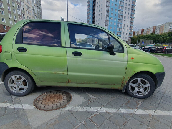 2006 Daewoo Matiz I Рестайлинг, зелёный, 160000 рублей - вид 3