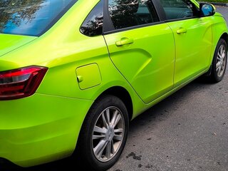 2016 Lada (ВАЗ) Vesta I, зелёный, 550000 рублей, вид 3