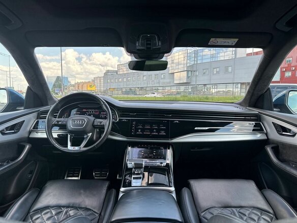 2021 Audi Q8 55 TFSI I (4M), синий - вид 9