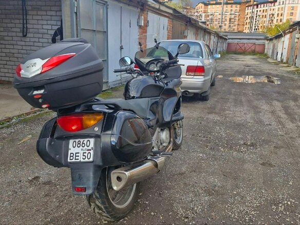 1998 Honda NT650V Deauville, чёрный, 240000 рублей - вид 6
