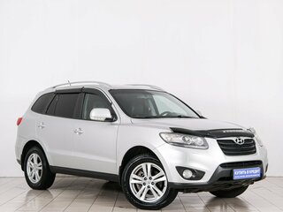 2011 Hyundai Santa Fe II Рестайлинг, серебристый, 1299000 рублей, вид 1