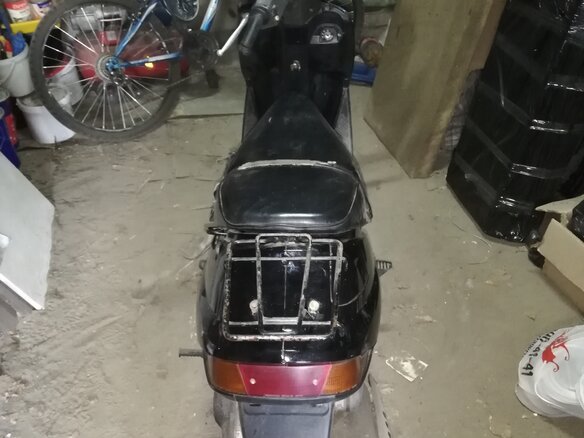 1997 Suzuki Address 100, чёрный, 80000 рублей - вид 4