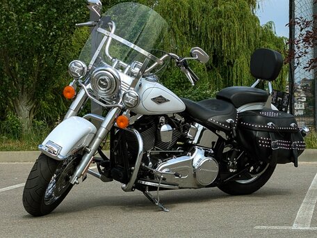 2013 Harley-Davidson Heritage, белый, 1250000 рублей, вид 1