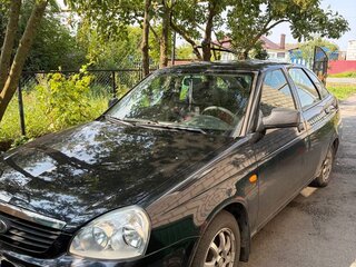 2008 Lada (ВАЗ) Priora I, чёрный, 350000 рублей, вид 1