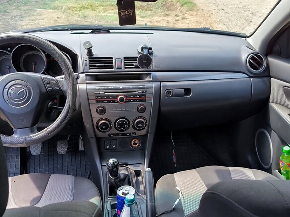 2007 Mazda 3 I (BK) Рестайлинг, чёрный, 770000 рублей - вид 6