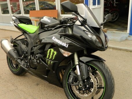 2009 Kawasaki ZX-6 Ninja, чёрный, 699000 рублей, вид 2