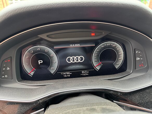 2020 Audi Q7 55 TFSI II (4M) Рестайлинг, синий, 4490000 рублей - вид 10