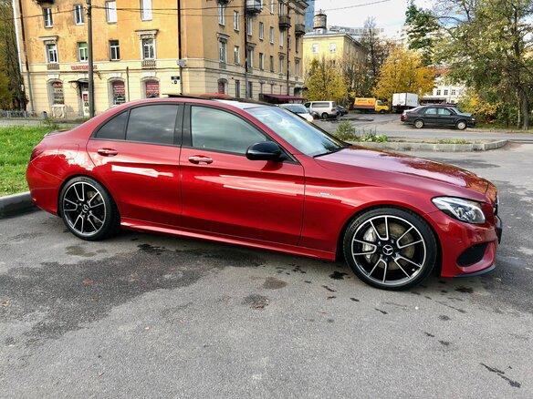 2015 Mercedes-Benz C-Класс AMG 450 AMG IV (W205), красный - вид 19
