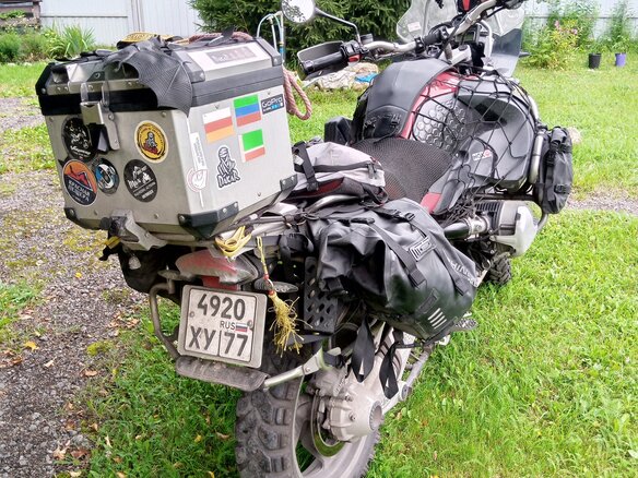 2008 BMW R 1200 GS Adventure, красный, 700000 рублей - вид 4