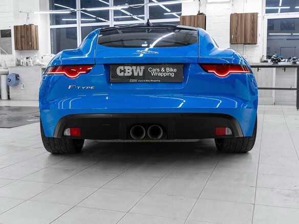 2017 Jaguar F-Type I Рестайлинг, голубой, 5800000 рублей - вид 3