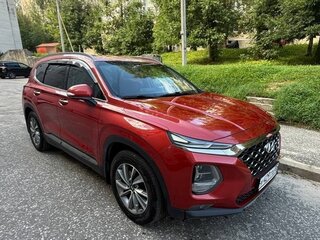 2019 Hyundai Santa Fe IV, пурпурный, 3200000 рублей, вид 2