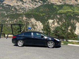 2010 Hyundai Sonata VI (YF), чёрный, 1200000 рублей, вид 2