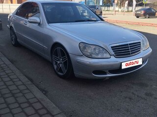2003 Mercedes-Benz S-Класс 350 IV (W220) Рестайлинг, серебристый, 1150000 рублей, вид 2
