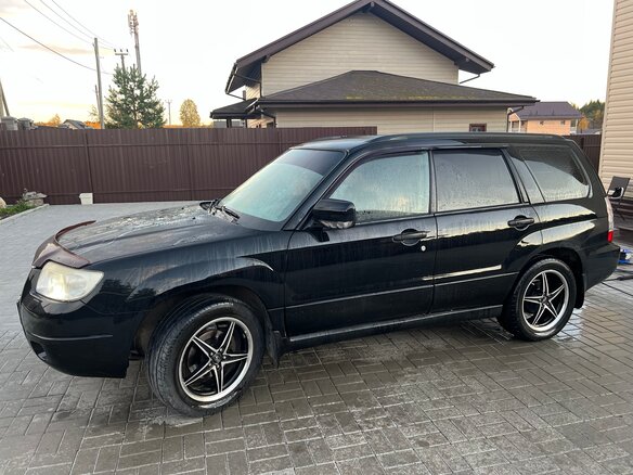 2007 Subaru Forester II Рестайлинг, чёрный, 888000 рублей - вид 5