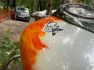 2000 Yamaha XVS1100, белый, 490000 рублей, вид 3