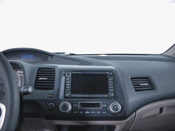 2007 Honda Civic Hybrid VIII, серебристый - вид 15