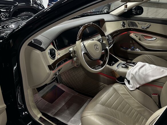 2016 Mercedes-Benz S-Класс 500 Long VI (W222, C217), чёрный, 4500000 рублей - вид 6