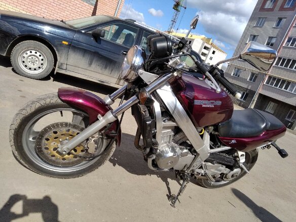 1999 Honda Bros, пурпурный, 438000 рублей - вид 9