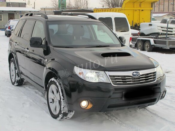2008 Subaru Forester II Рестайлинг, чёрный - вид 2