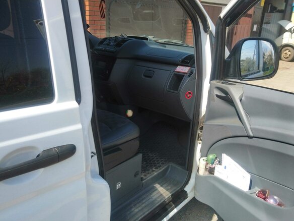2009 Mercedes-Benz Vito, белый - вид 3