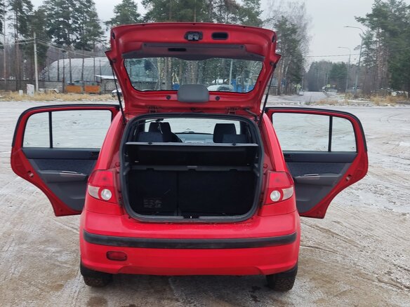 2003 Hyundai Getz I, красный, 400000 рублей - вид 12