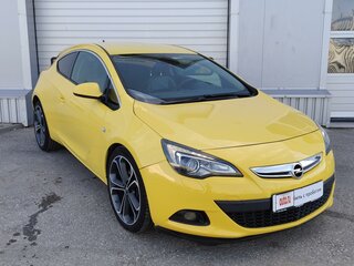 2013 Opel Astra GTC J Рестайлинг, жёлтый, 850000 рублей, вид 3