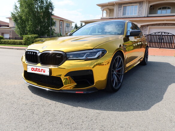 2021 BMW M5 CS VI (F90) Рестайлинг, золотистый - вид 1