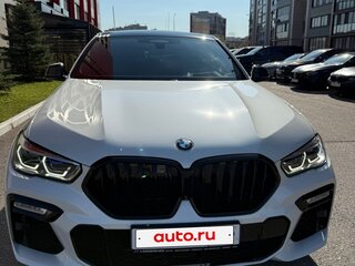 2021 BMW X6 40d III (G06), белый, 10300000 рублей, вид 4