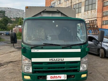2007 Isuzu Elf (N-series), зелёный, 1500000 рублей, вид 1