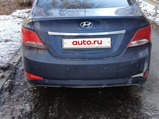 2016 Hyundai Solaris I Рестайлинг, синий, 550000 рублей, вид 5