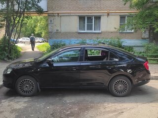2017 Skoda Rapid I Рестайлинг, чёрный, 750000 рублей, вид 4