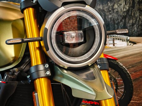 2026 Moto Morini Seiemmezzo SCR, зелёный, 744900 рублей, вид 5