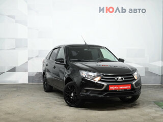 2022 Lada (ВАЗ) Granta I Рестайлинг, чёрный, 700000 рублей, вид 3