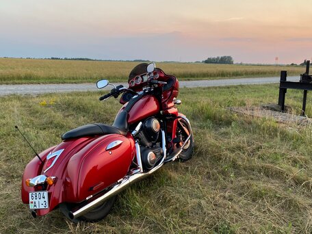 2010 Kawasaki VN1700 Vulcan, красный, 610000 рублей, вид 4