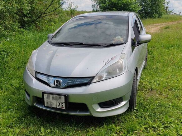 2011 Honda Fit Shuttle I, серебристый, 1150000 рублей