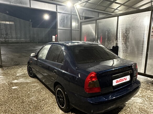 2011 Hyundai Accent ТагАЗ II, синий, 550000 рублей - вид 5