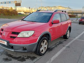 2005 Mitsubishi Outlander I, красный, 450000 рублей, вид 1