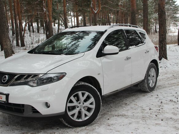 2014 Nissan Murano II (Z51) Рестайлинг 2, белый, 1960000 рублей - вид 1