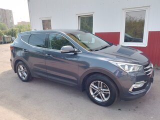2017 Hyundai Santa Fe III Рестайлинг, синий, 2400000 рублей, вид 1